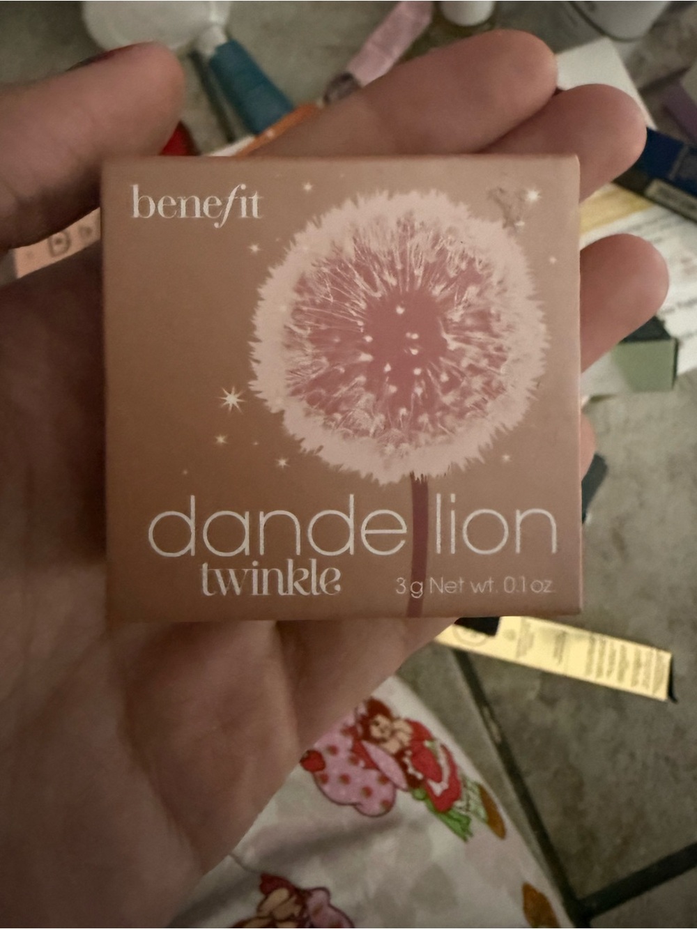 Benefit Dandelion Twinkle Shimmery Pink Highlight
